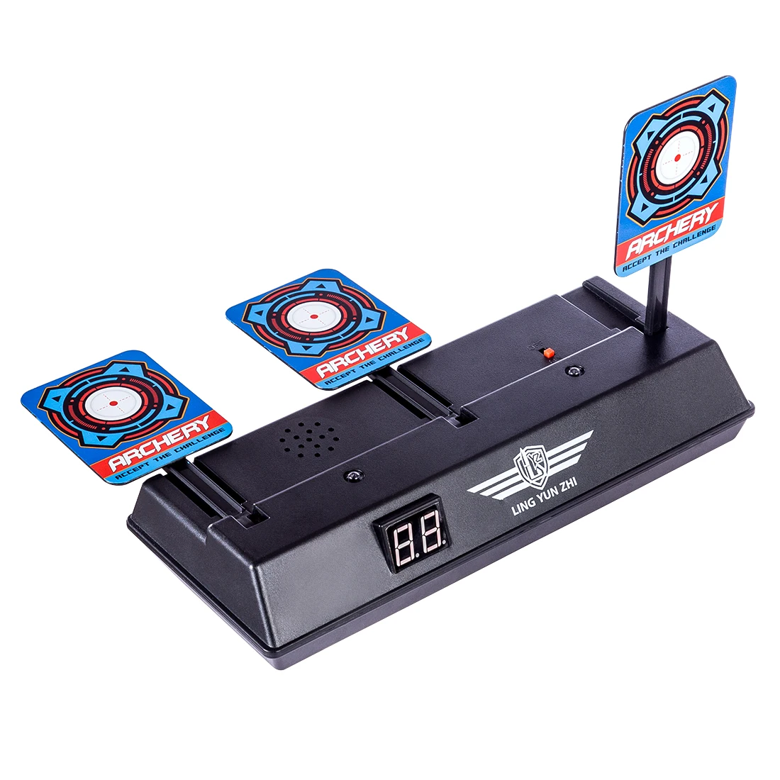 Зачетный автоматический сброс электрическая мишень для Nerf Toys LZ034 для бластера гелевые шарики бластер Logol шаблон отверстие винта положение случайный