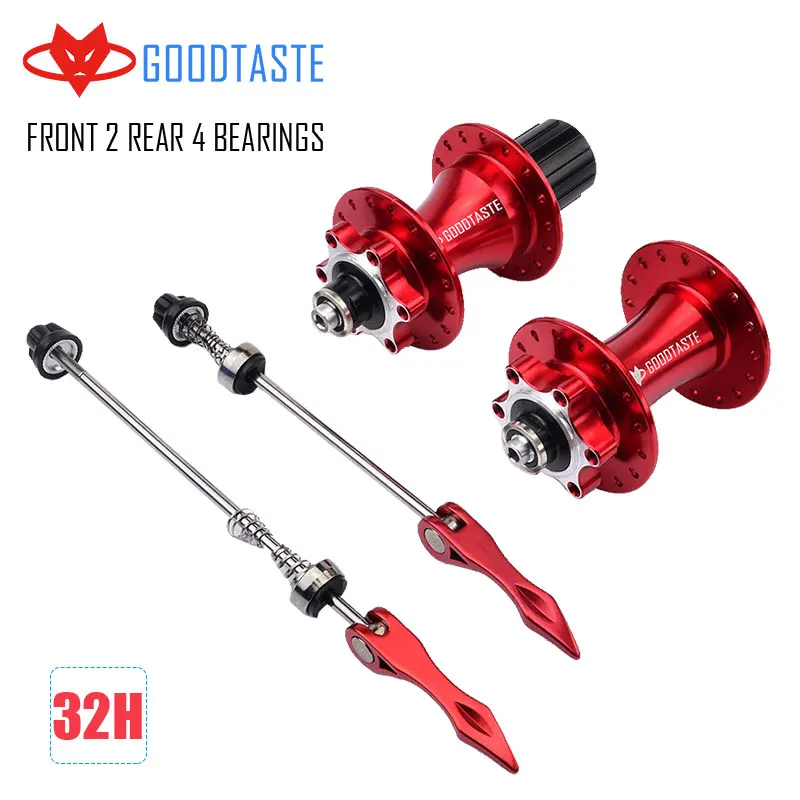 Goodtaste Mountain bike hub 4 bearing rear hub rear 10*135mm QR100*15