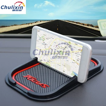 

High quality 1pc for 1999-2017 FORD FOCUS MK1 MK2 MK3 hatchback seden car-styling car phone mat lab mat car accessories