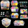 Rubber Bands Weaving Set DIY Toys Craft Kid Bracelet Braid Silicone Elastic Weave Bands Gifts for Girls 1