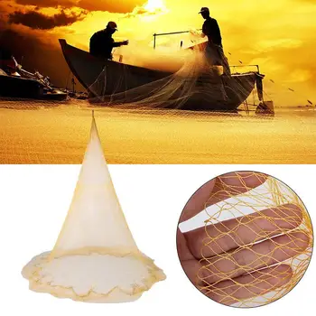 

Portable 600 Mesh Nylon Dip Cage Shrimp Net Fishing Net Shrimp Cage Folding Fishnet Fish Line Fishing Cage Crawfish