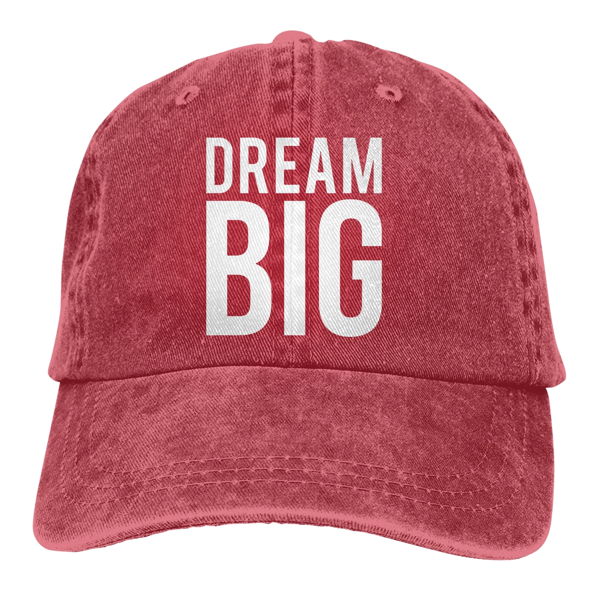 Dream Big Casquette черные унисекс Мужские Женские джинсовые бейсболка с ремешком кепки регулируемые Гольф папа шляпа