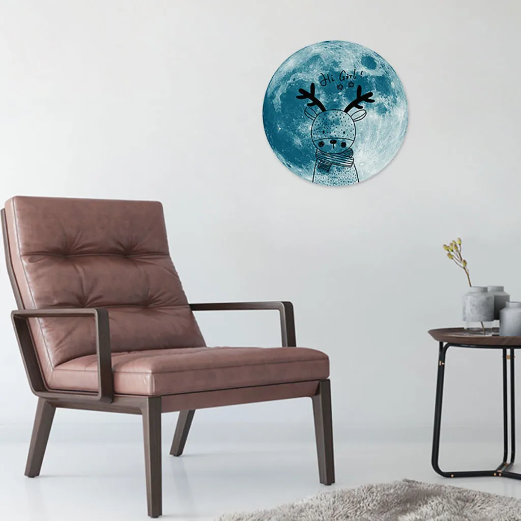 2019 наклейки на стену луна точка светящиеся украшения для детской комнаты 5