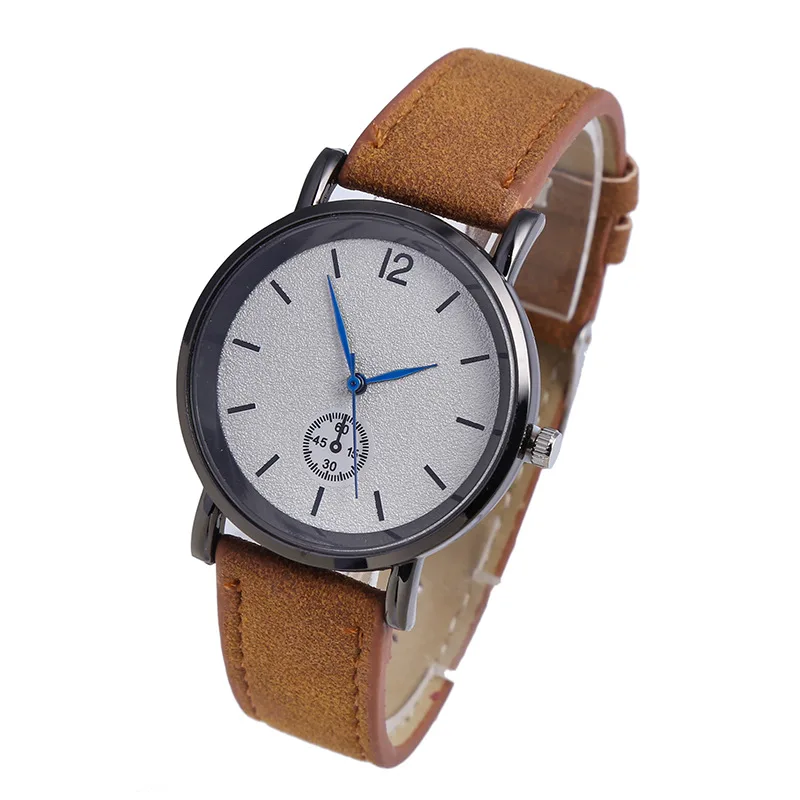 

Hot Selling Dull Polish Leather Belt Ladies' Watch Simple Dial Men And Women Students Couples Quartz Watch