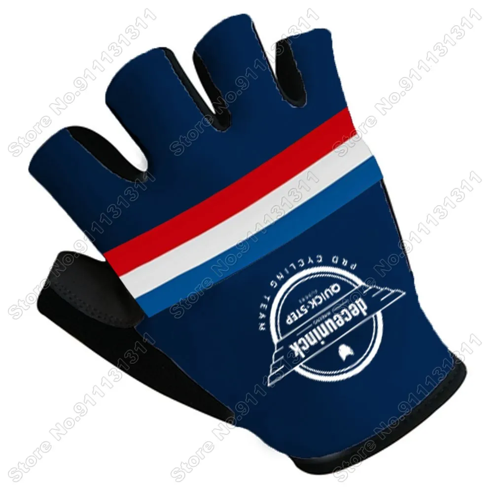 2021 France National Team Cycling Gloves World Champion Quick Step Bicycle Gel Half Finger Bike Glove MTB Gant Cyclisme | Спорт и