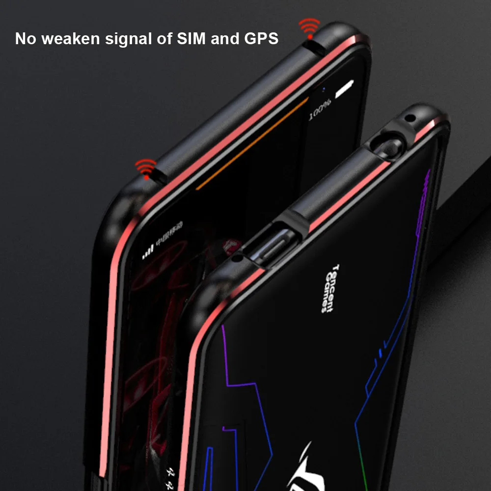Для Asus Rog 2 Чехол, Роскошный Глянцевый алюминиевый защитный чехол-бампер для Asus Rog2, чехол для Asus Rog phone 2 global чехол s