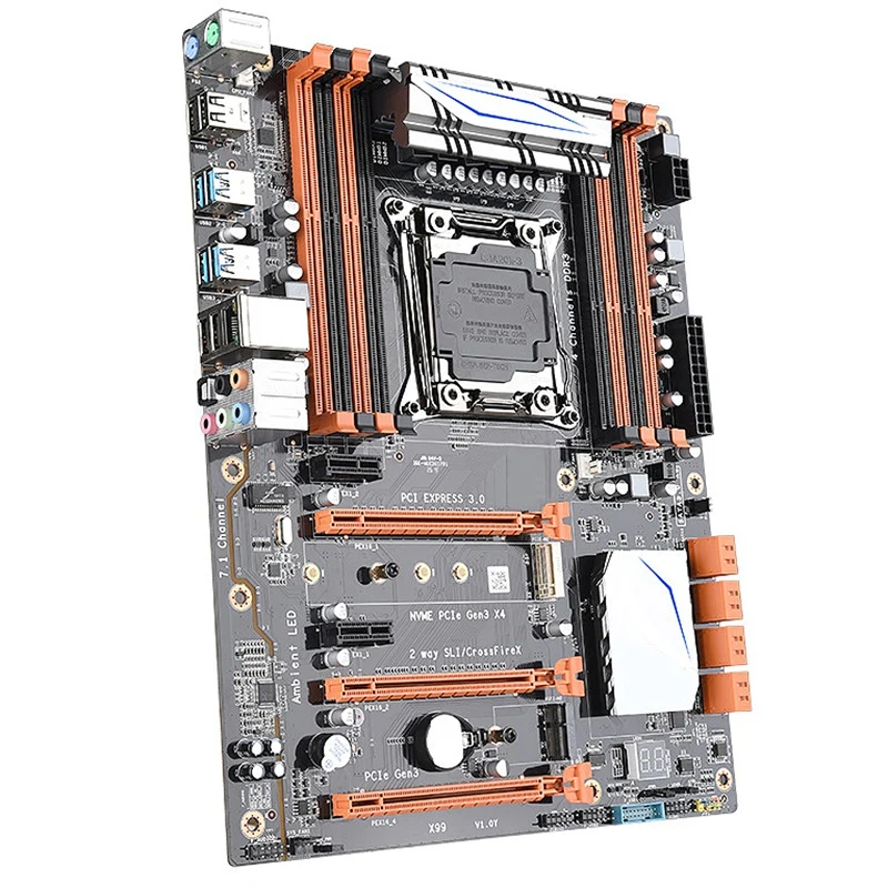 JINGSHA X99 Lga 2011-V3 материнская плата 4-канальный Ddr3 256G Ram, M.2 Ssd, Sata3.0, Usb3.0, Pcie 16X для Intel I7 E5-V3 2678 2669 2649