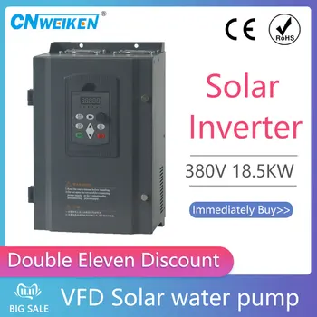 

380V 18.5KW 22KW VFD Solar Variable Frequency Drive Inverter / VFD 3HP Output 380V Water pump Driver speed control