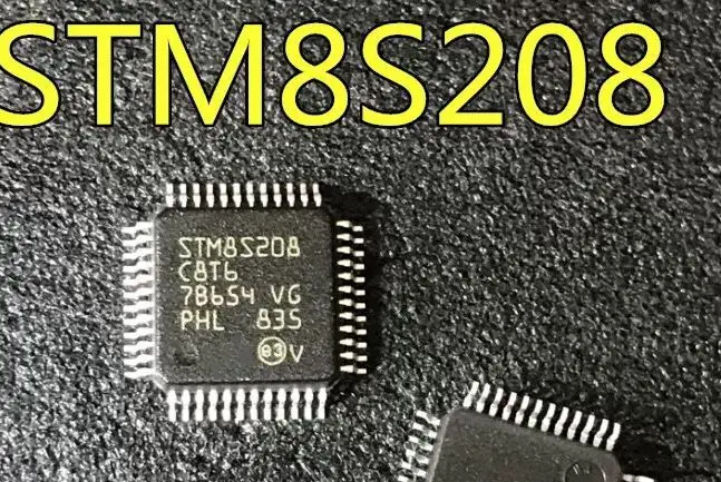 10 шт./STM8S208C8T6 STM8S208C8 STM8S208 QFP