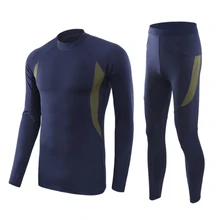 Мужское зимнее теплое термобелье, наборы для кемпинга, треккинга, альпинизма, туризма, катания на лыжах, флиса, быстросохнущая рубашка, мужской бренд