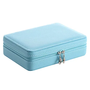 

Display Tray Portable Earrings Bracelet Travel Packaging Ring Necklace With Hook Multifunctional Organizer Holder Jewelry Box