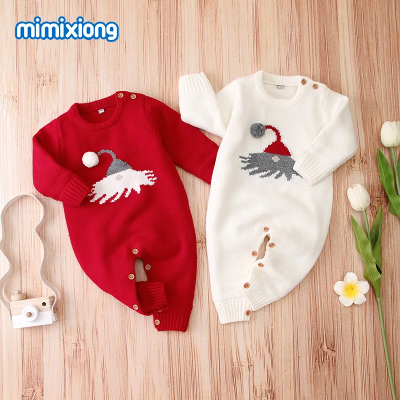 

2019 Autumn Winter Clothes Newborn Baby Boys Girls Romper Printed Long Sleeve Winter Cotton Romper Jumpsuit Playsuit Outfits