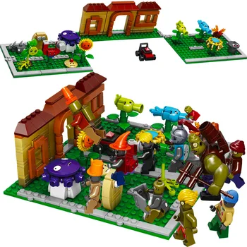 

New Arrival Super Wars Heroes PVZ Series Plants Vs Zombies Mini Mutants Action Figures Building Blocks Toys For Children Gifts