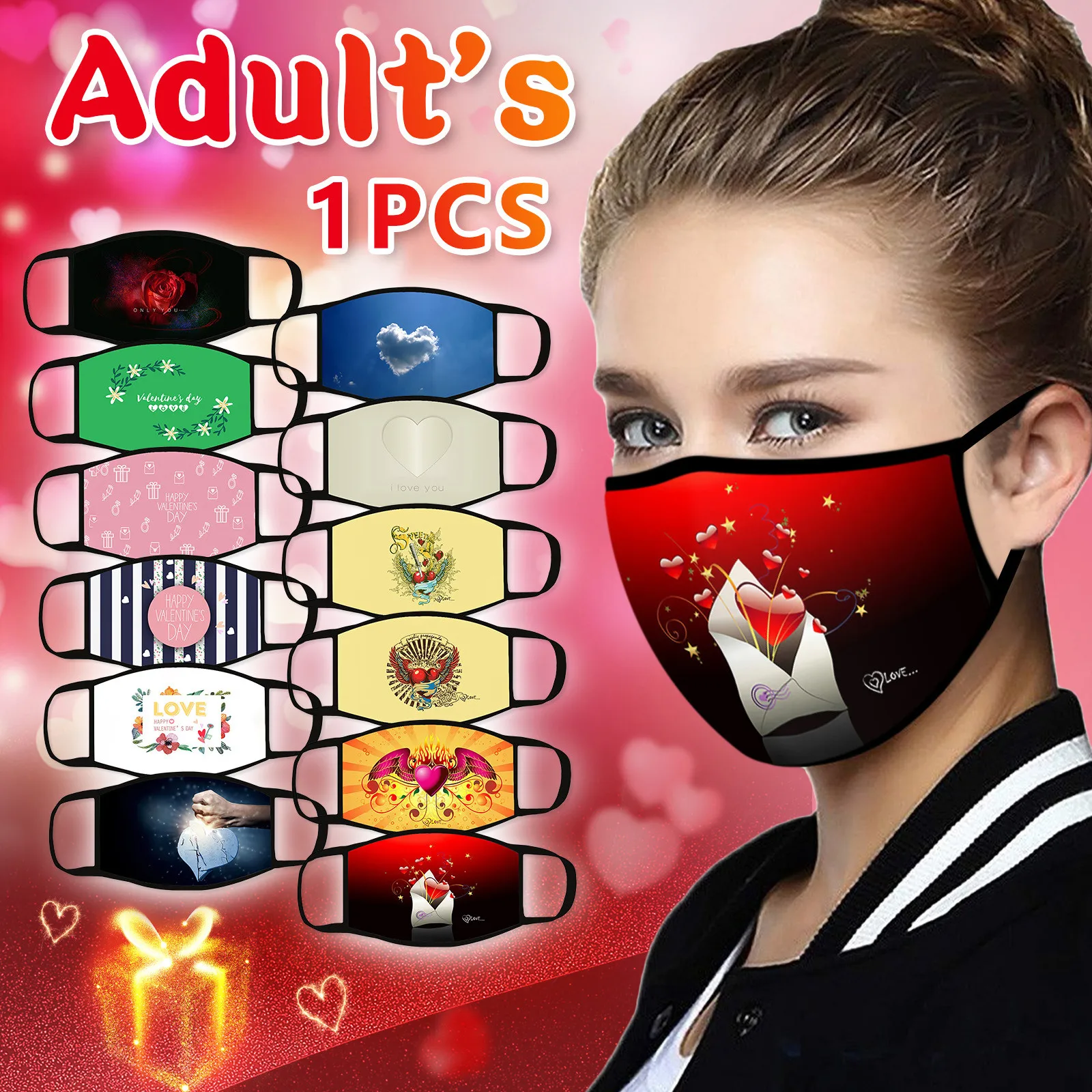 

Fast Delivery Adult Fashion Masks Washable Masquerade Headband Dustproof Reuse Masque Protection Mascarilla Mask for Protection