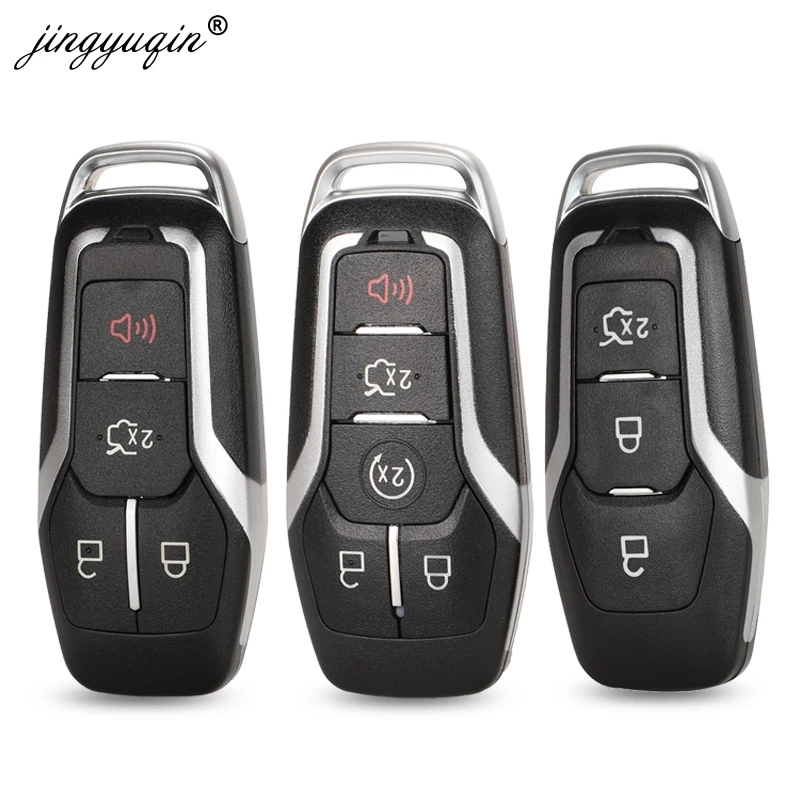 Чехол для ключа дистанционного управления jinyuqin 3/4/5 кнопки Ford Mustang Edge Explorer Fusion Mondeo