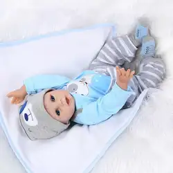 22 "Reborn Baby Dolls малыш мальчик/девочка мягкий силиконовый ручной работы Новорожденный Bebe подарок игрушки для девочек