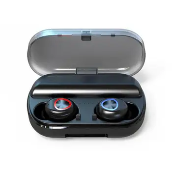 

Stereo Sports Headset Bluetooth 5.0 Wireless Earphones V10 TWS Mini Invisible Sport Headset LED Digital Display Charging Bin