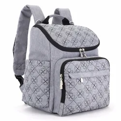 Sac à couches de maternité pour maman, sac à dos de voyage de marque pour bébé, organisateur de couches, sac d'allaitement pour poussette de bébé 