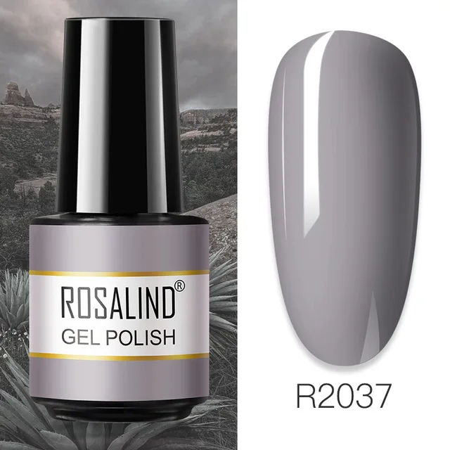 ROSALIND Primer Top Base Coat 7ML Gel Nail Polish For Manicure Long Lasting Nail Art Salon Gel Varnish UV LED Color Gel Polish RAR2037