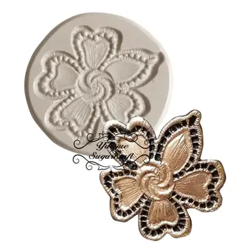 

Yueyue Sugarcraft Lace Flower silicone lace mold cake decorating tools confeitaria moldes silicone fondant cake mold baking