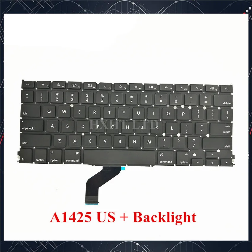 Новая клавиатура A1425 США с подсветкой для Apple Macbook Pro retina 13 &quotA1425 американская