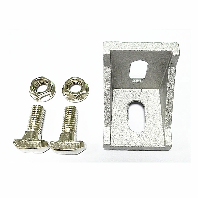 

20pcs / 40pcs M5 M6 M8 T type Nuts Fastener Aluminum Connector Flange hex nut For Aluminum Profile DIY cnc router laser machine