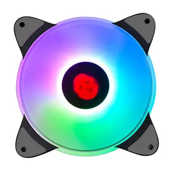 

12cm RGB LED Cooling Fan Quiet Remote Control PC Laptop Computer Case Cooler