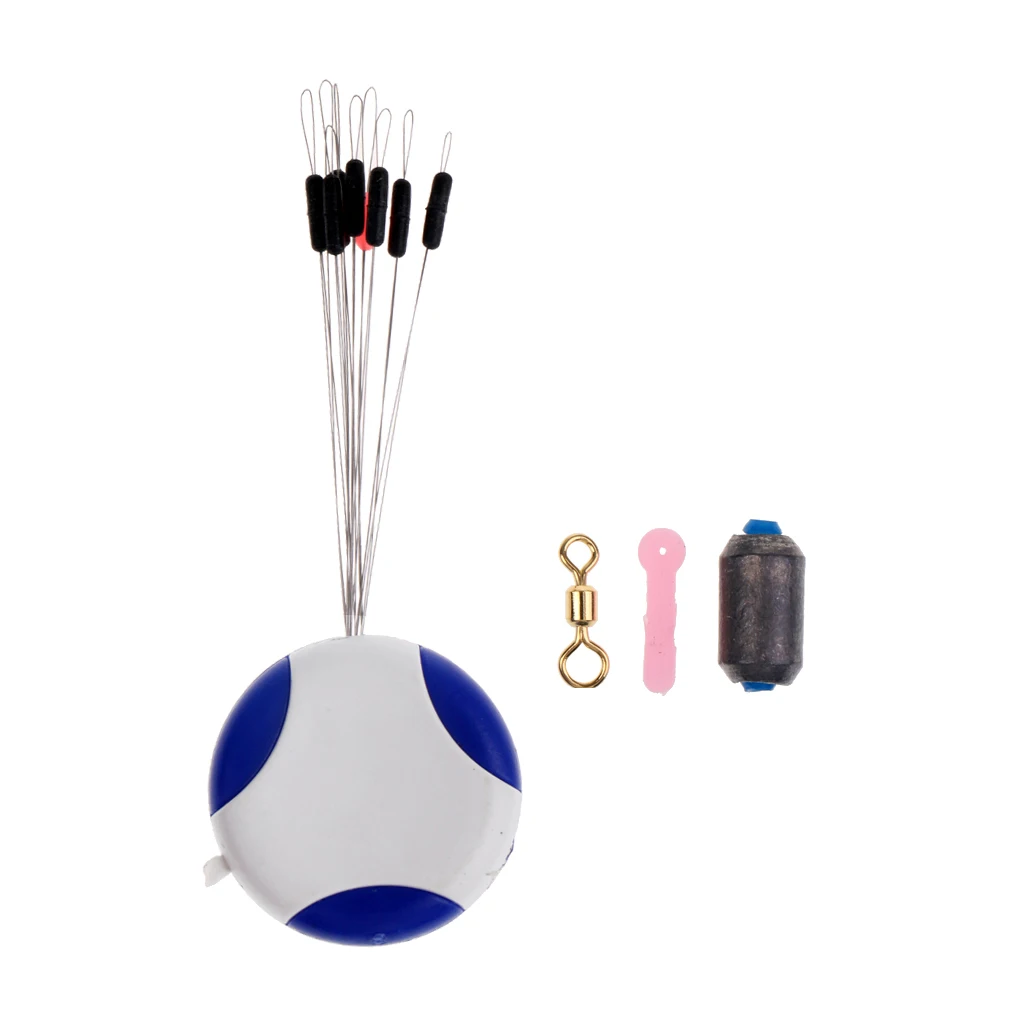 4 in 1 Fishing Tackle Tools - Fishing Space Beans Fishing Sheet Lead Float Seat and Swivels 5 Size Available