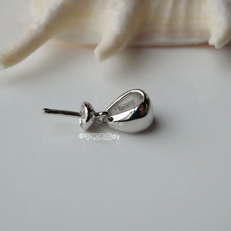 纯银吊坠头 光面厚实 (3)