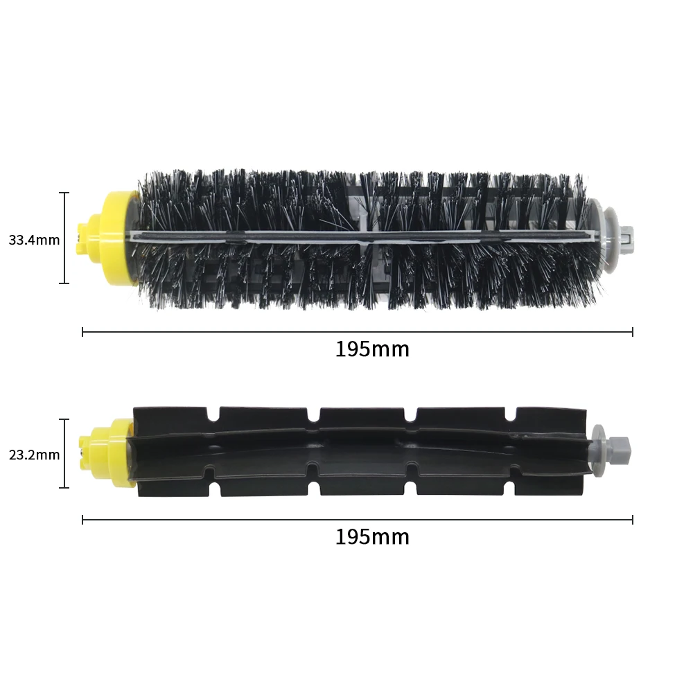 Spazzola laterale di ricambio per iRobot Roomba serie 600 605 610 614 615 616 620 625 630 631 632 635 639 645 650 Aspirapolvere