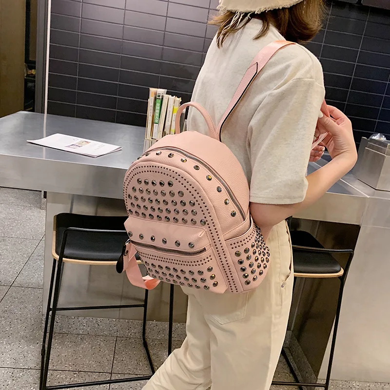 2019 цветная лента мини Pu маленькая сумка на оба плеча женщина Многофункциональный