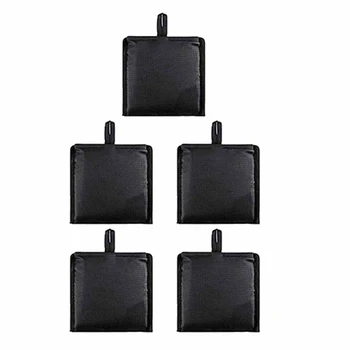 

5Pcs Foldable Shopping Bag Oxford Fabric Shoulder Bag Portable Eco-Friendly Grocery Bags Reusable Tote