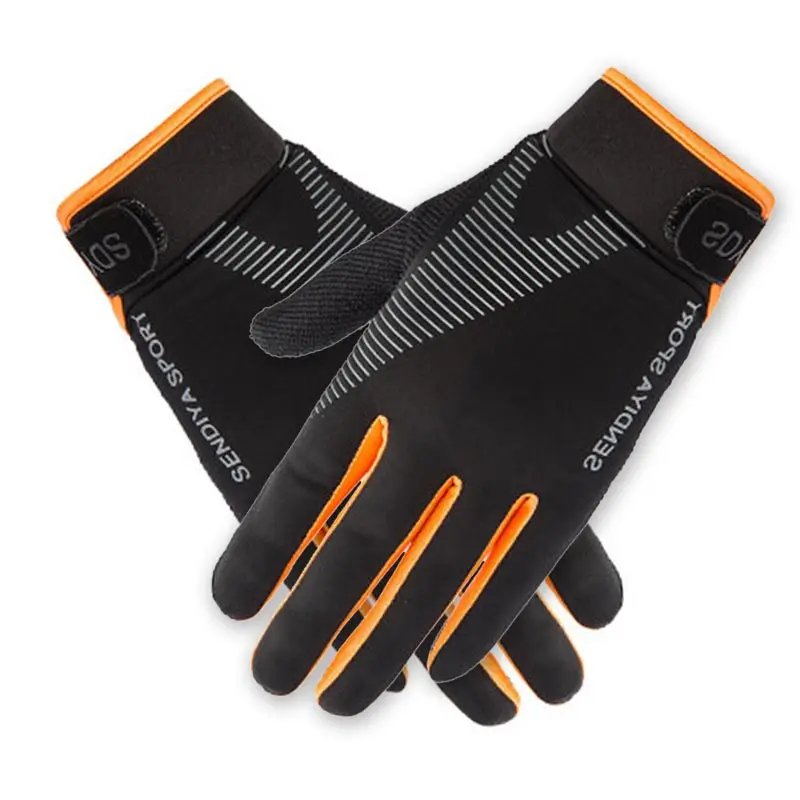 Black orange Новинка 1 шт лыжные зимние ветрозащитные водонепроницаемые термальные неопреновые перчатки спортивные перчатки - Цвет: Black orange