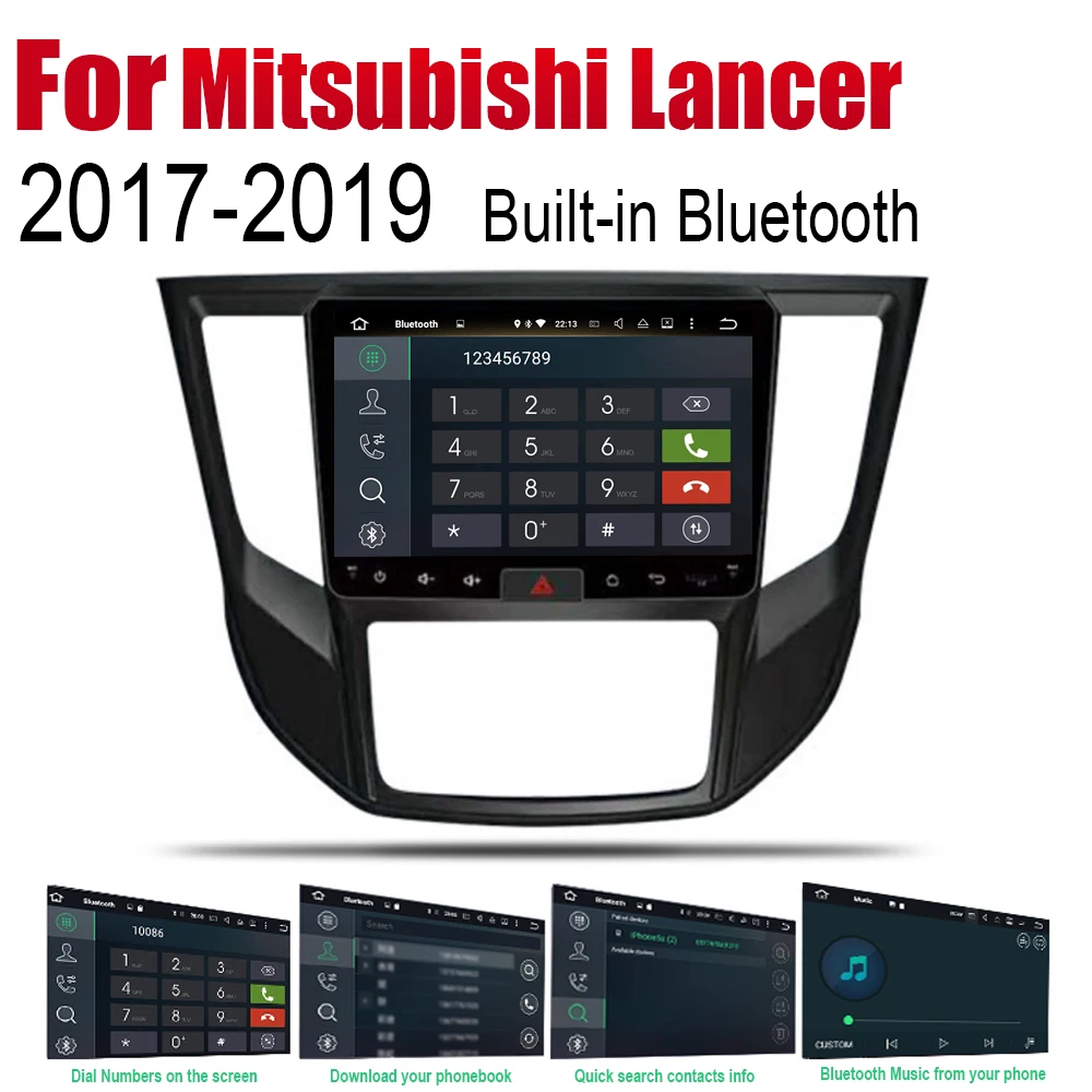 ZaiXi Android 2 Din Авто радио для Mitsubishi Lancer EX Grand Lancer~ Автомобильный мультимедийный плеер gps навигационная система Радио