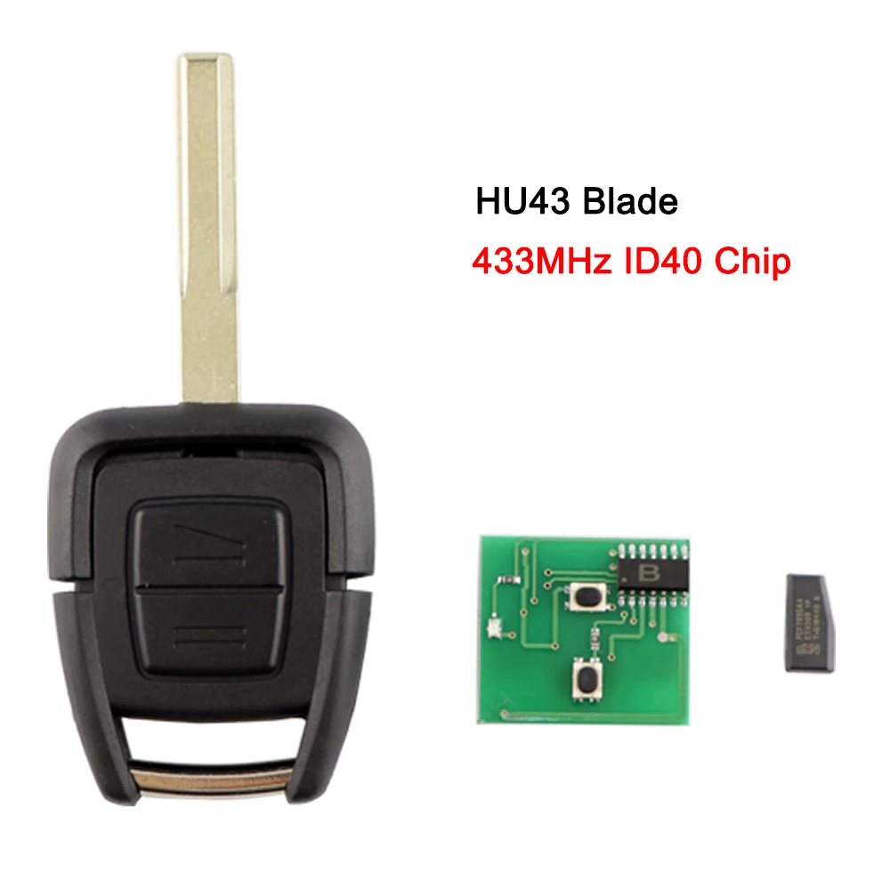 Chiave/Telecomando Per Vauxhall Opel Astra Vectra Zafira - 2 Pulsanti 433.92mhz Hu43/hu100/ym28/hu46 Lama Fob Delphi Id40 Chip Vauxhall - Hb2bf550cb11d4ea1bc3224a6cd9a5c16U