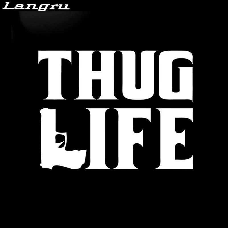 Наклейка с надписью Thug Life|Наклейки на автомобиль| |