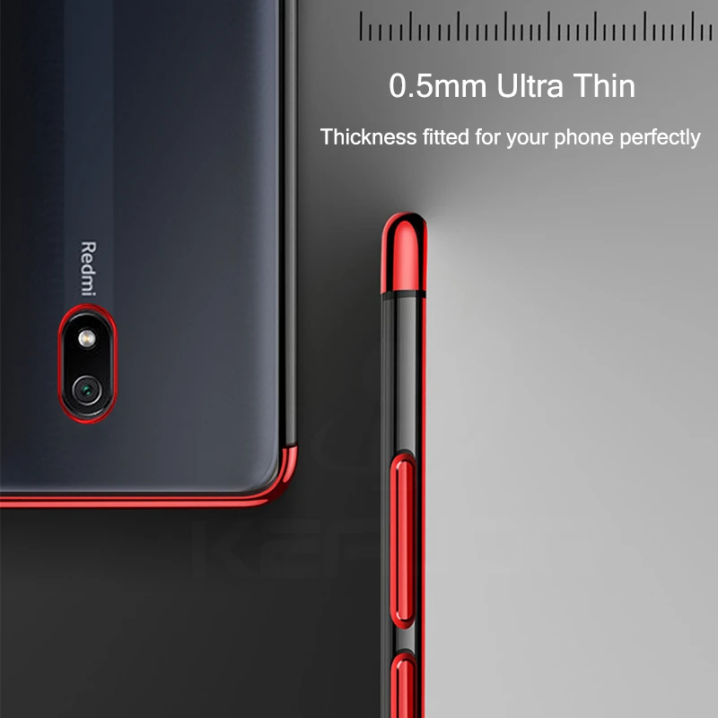 Роскошный чехол для Xiaomi Redmi 8 8A, чехол, прозрачный чехол, Мягкий бампер, чехол для Redmi 8A 8 A, чехол для телефона, полная защита, силиконовый