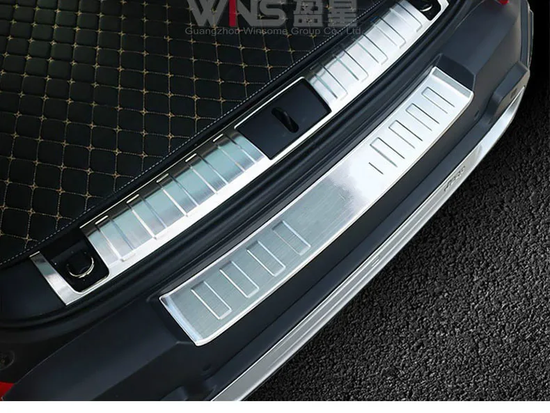 For Jeep Renegade 2016 Rear Trunk Interior and Exterior Bumper Door Sill Stainless steel Chrome Car-styling accessories Tuning | Автомобили