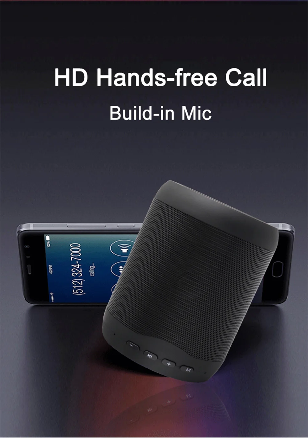 Мини портативный динамик s Bluetooth Колонка бас стерео беспроводной сабвуфер Handsfree TF карта AUX USB MP3 плеер для телефона ПК