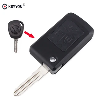 

KEYYOU 3 Button Modified Flip Key Remote Car Key Case Shell For LADA Priora Niva Vaz Granta Samara 2108 XRay Sedan