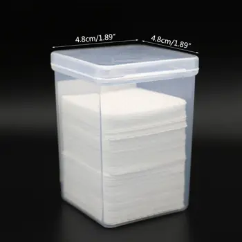 

100pcs Disposable Cotton Pad Eyelash Extension Glue Removing Bottle Mouth Wipes Q1QD