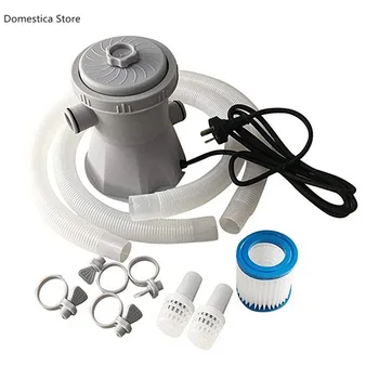 

Electric Filter Pump for Swimming Pool Filter Household Pool Fish Pondscleaner Removable Filter Core Circulation Pump Home Tool