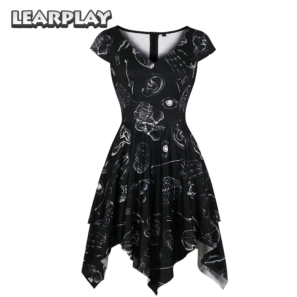 girls short sleeve black dress
