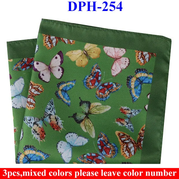 DPH254 Hankerchief Портной Смит 3 шт. мужские носовые платки карманные квадраты с принтом пейсли бизнес полотенце для сундуков Карманный платок носовые платки шарфы - Цвет: DPH254 Hankerchief
