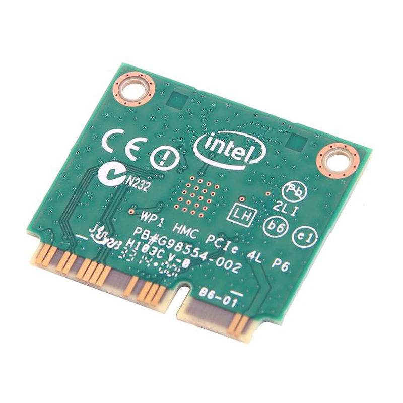Мини PCI-e Wifi Беспроводная bluetooth карта для ноутбука Двухдиапазонная 2,4 ГГц 5 ГГц для Intel 3160 3160HMW 802.11ac Беспроводная AC+ Bluetooth 4,0