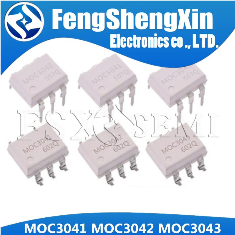 10 шт. оптические соединители MOC3041 MOC3042 MOC3043 DIP 6 MOC3041S MOC3042S MOC3043S SOP6 SOP|Интегральные