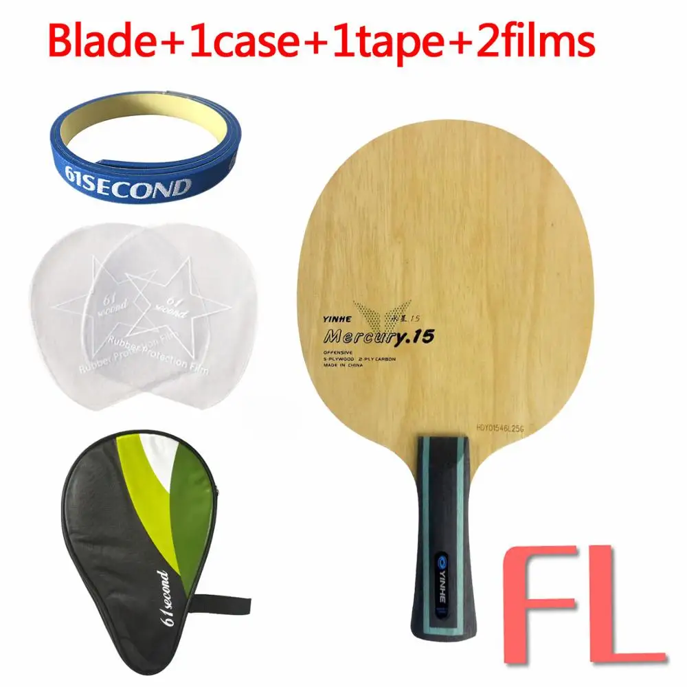 FL with H 1 case Yinhe Млечный Путь галактики Меркурий. 15 Y-15 Y15 Y 15 лезвие для настольного тенниса пинг-понга - Цвет: FL with H 1 case
