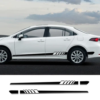 

2PCS Car Stickers for Toyota Auris Yaris C-HR Prado Avensis 4WD VVTI Crown Etios Land Cruiser Avalon Highlander Avensis Prius