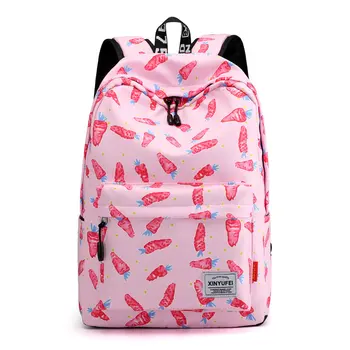 

2019 New Large schoolbag cute Student School Backpack Printed Waterproof bagpack primary school book bags for teenage girls