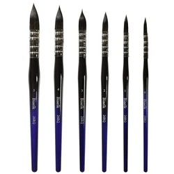Brosse à peinture artistique pour aquarelle, poignée en résine, Imitation de cheveux d'écureuil, haute qualité, 26RQ, 1 pièce 